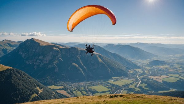 Découvrez le parapente à puy de dome: sensation et liberté